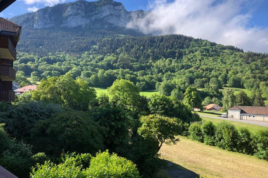 Thollon-les-Memises Studio Agreable Et Cosy Avec Vue Sur Les Memises מראה חיצוני תמונה